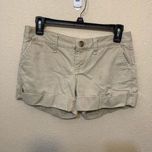 Old navy tan shorts, size 2
